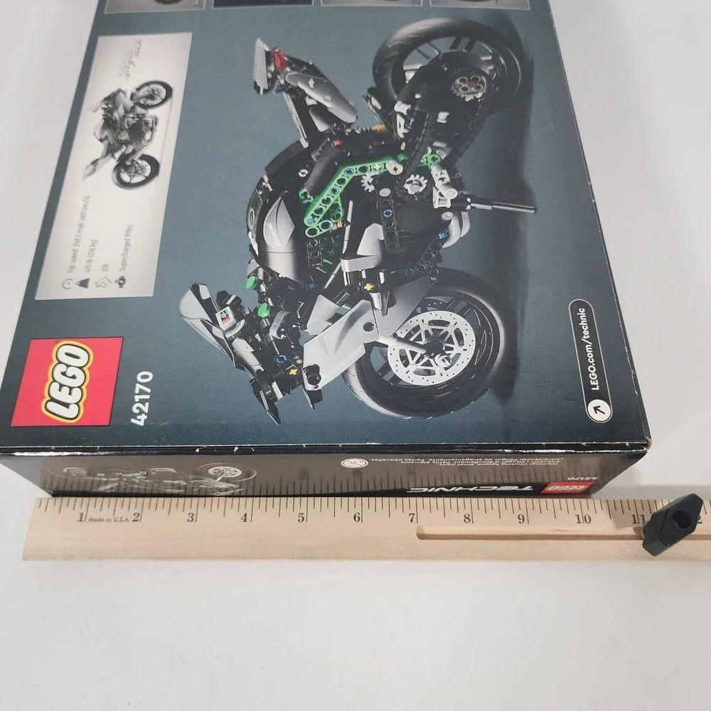LEGO Technic 42170 Kawasaki Ninja H2R Motorcycle 643 PCS Sealed New Box